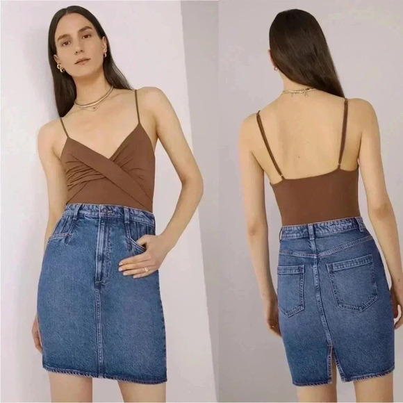 Favorite Daughter The Jordie Pencil Skirt in Iris - Picture 1 of 8